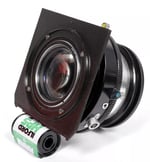 Rollei Heidosmat 150mm F2.8 MC lens in Copal #3 shutter (Xenotar